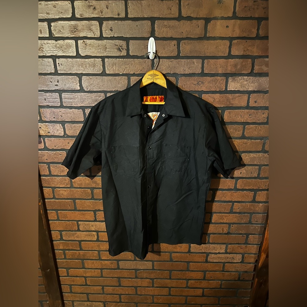 Men's Black XL Button Up